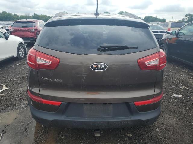 KNDPB3A27C7315223 - 2012 KIA SPORTAGE BASE BROWN photo 6