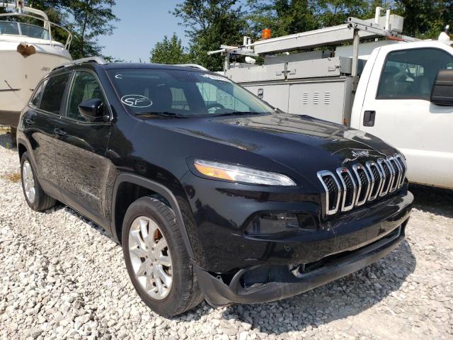 1C4PJMDS8FW570042 - 2015 JEEP CHEROKEE LIMITED BLACK photo 1