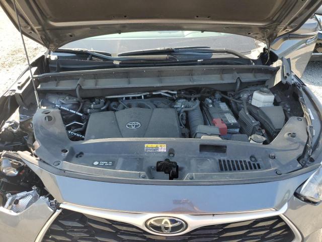 5TDGZRBH0NS179169 - 2022 TOYOTA HIGHLANDER XLE GRAY photo 12