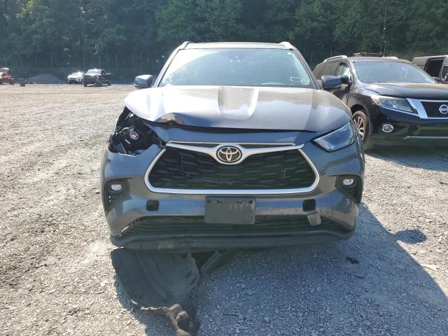 5TDGZRBH0NS179169 - 2022 TOYOTA HIGHLANDER XLE GRAY photo 5