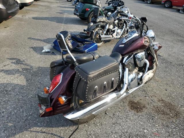 1HFSC52627A407777 - 2007 HONDA VTX1300 R MAROON photo 4