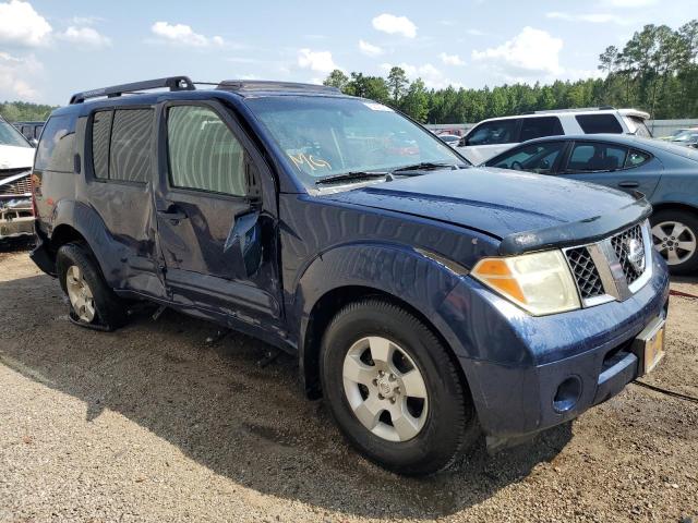 5N1AR18U56C661937 - 2006 NISSAN PATHFINDER LE BLUE photo 4