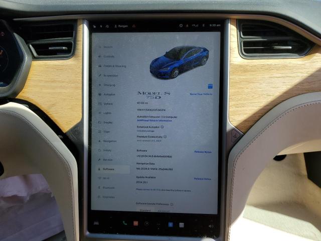 5YJSA1E2XJF295214 - 2018 TESLA MODEL S BLUE photo 9