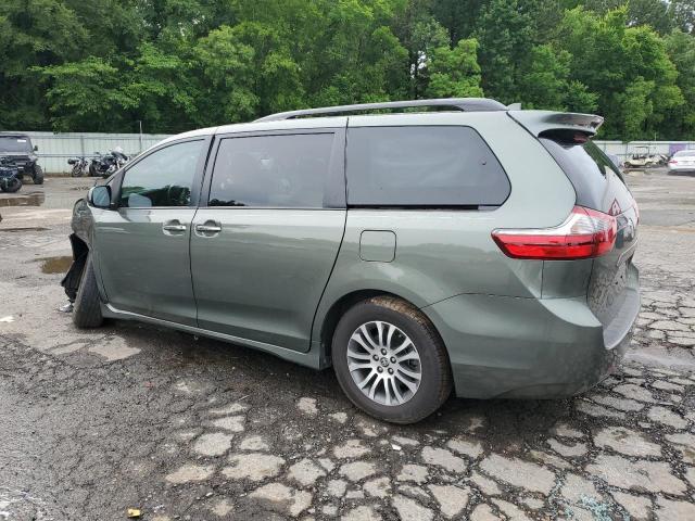 5TDYZ3DC6LS078735 - 2020 TOYOTA SIENNA XLE GREEN photo 2
