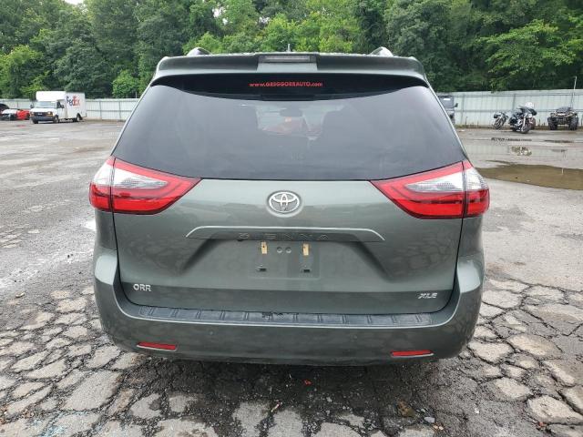 5TDYZ3DC6LS078735 - 2020 TOYOTA SIENNA XLE GREEN photo 6