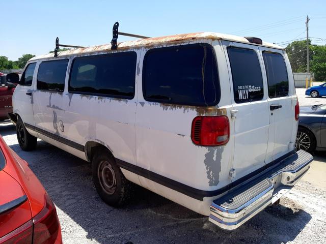 2B5WB35Y41K534700 - 2001 DODGE RAM WAGON B3500 WHITE photo 3