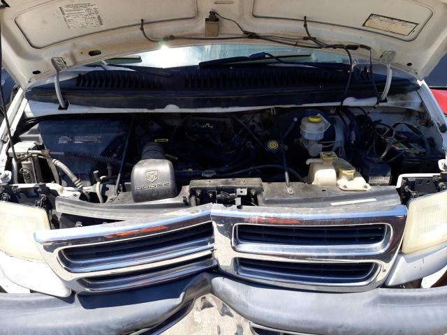 2B5WB35Y41K534700 - 2001 DODGE RAM WAGON B3500 WHITE photo 7