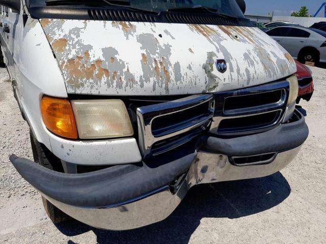 2B5WB35Y41K534700 - 2001 DODGE RAM WAGON B3500 WHITE photo 9