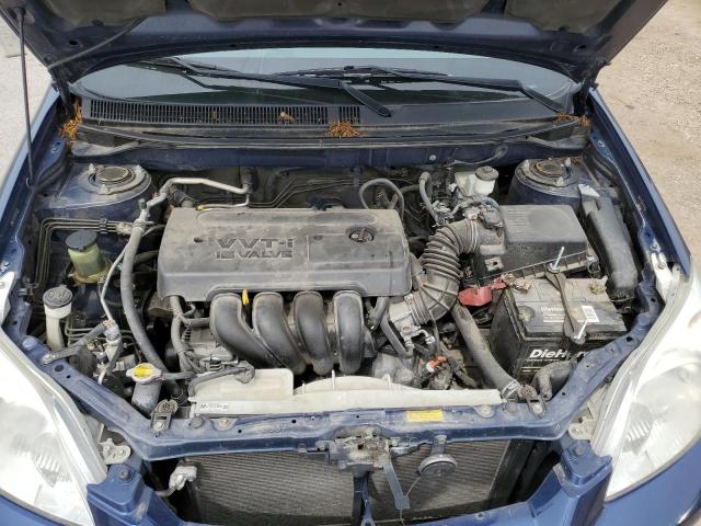 2T1KR32E88C704554 - 2008 TOYOTA COROLLA MA XR BLUE photo 12