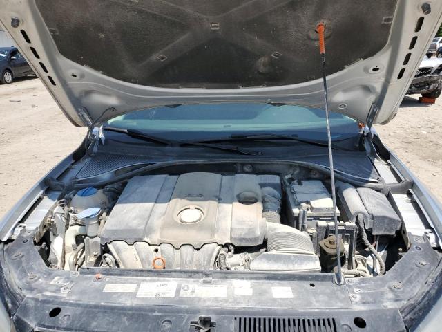 1VWAP7A3XDC051136 - 2013 VOLKSWAGEN PASSAT S ვერცხლისფერი ფოტო 11