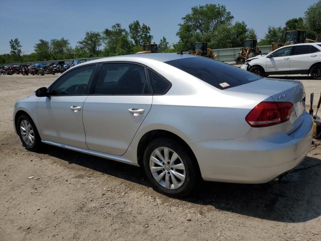 1VWAP7A3XDC051136 - 2013 VOLKSWAGEN PASSAT S ვერცხლისფერი ფოტო 2