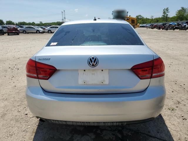 1VWAP7A3XDC051136 - 2013 VOLKSWAGEN PASSAT S ვერცხლისფერი ფოტო 6