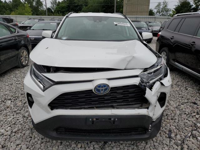 4T3RWRFV5MU013017 - 2021 TOYOTA RAV4 XLE WHITE photo 5