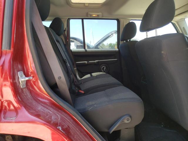 1J8HG48K59C540136 - 2009 JEEP COMMANDER SPORT წითელი ფოტო 10