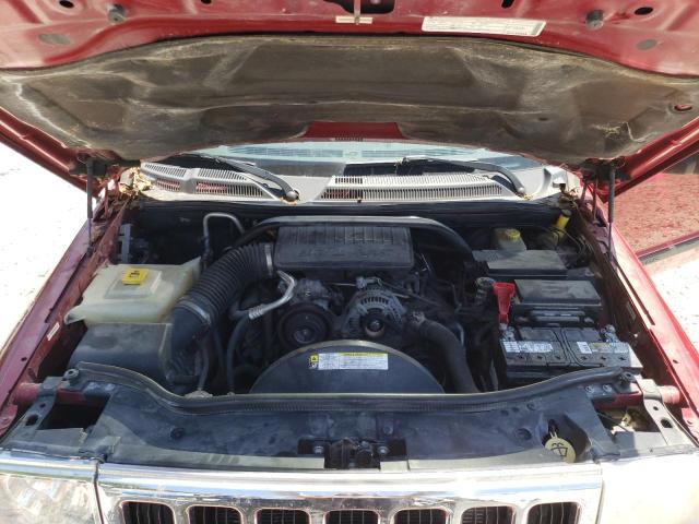 1J8HG48K59C540136 - 2009 JEEP COMMANDER SPORT წითელი ფოტო 11