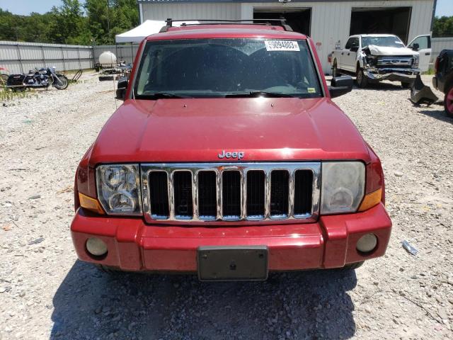 1J8HG48K59C540136 - 2009 JEEP COMMANDER SPORT წითელი ფოტო 5