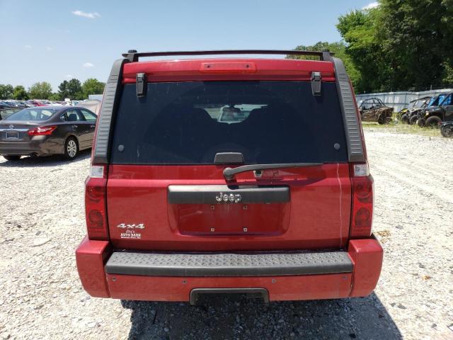 1J8HG48K59C540136 - 2009 JEEP COMMANDER SPORT წითელი ფოტო 6