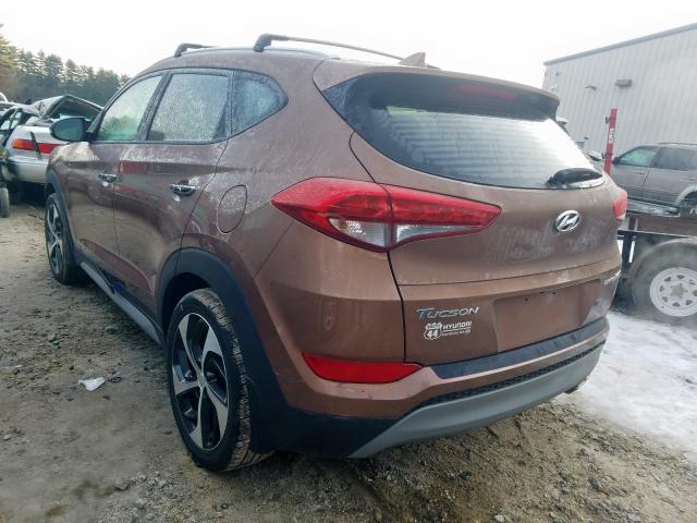 KM8J33A28HU390763 - 2017 HYUNDAI TUCSON LIMITED  photo 3