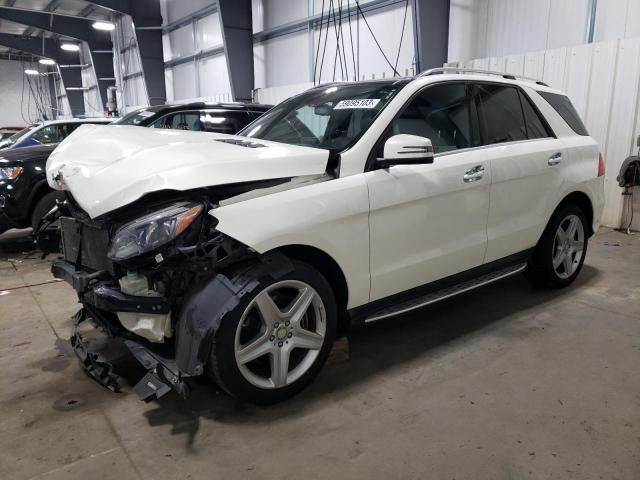 4JGDA5GBXGA634435 - 2016 MERCEDES-BENZ GLE 400 4MATIC WHITE photo 1