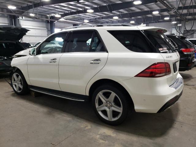 4JGDA5GBXGA634435 - 2016 MERCEDES-BENZ GLE 400 4MATIC WHITE photo 2