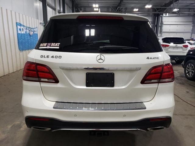 4JGDA5GBXGA634435 - 2016 MERCEDES-BENZ GLE 400 4MATIC WHITE photo 6