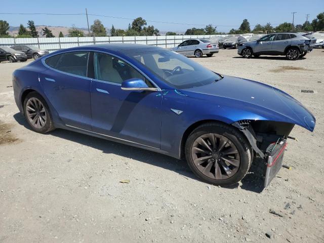 5YJSA1E12GF125901 - 2016 TESLA MODEL S 蓝色 照片 4