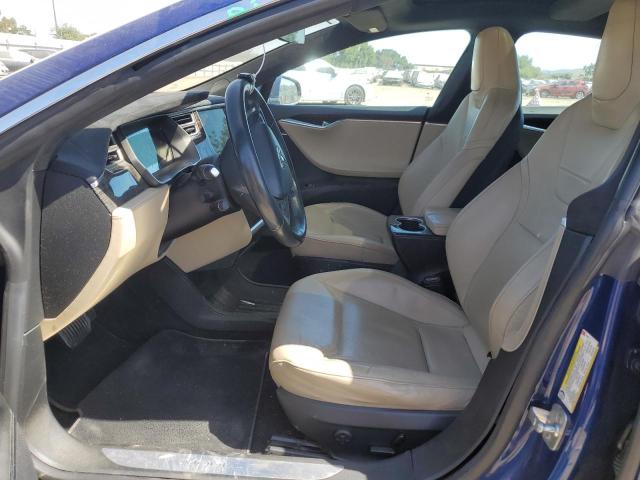 5YJSA1E12GF125901 - 2016 TESLA MODEL S 蓝色 照片 7