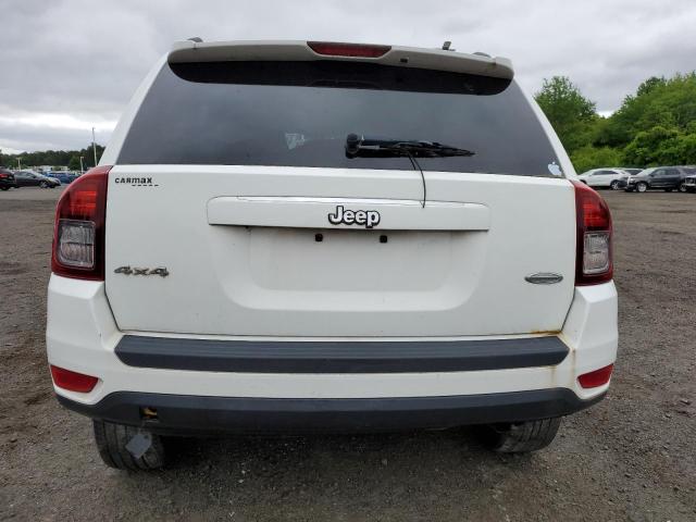 1C4NJDEB6ED739104 - 2014 JEEP COMPASS LATITUDE WHITE photo 6