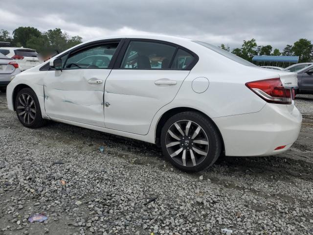 19XFB2F97FE027914 - 2015 HONDA CIVIC EXL WHITE photo 2