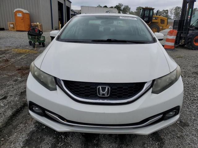 19XFB2F97FE027914 - 2015 HONDA CIVIC EXL WHITE photo 5