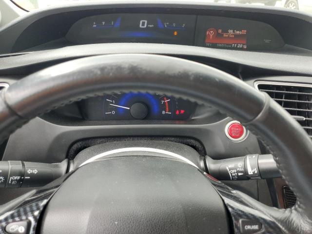 19XFB2F97FE027914 - 2015 HONDA CIVIC EXL WHITE photo 9