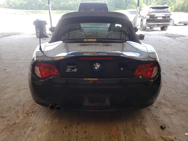 4USBU53597LW92439 - 2007 BMW Z4 3.0SI BLACK photo 6