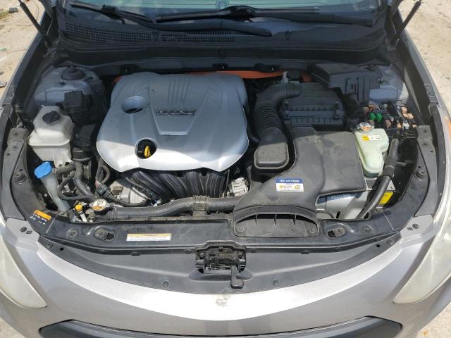 KMHEC4A49DA088693 - 2013 HYUNDAI SONATA HYBRID SILVER photo 11