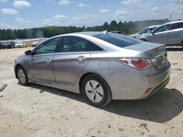 KMHEC4A49DA088693 - 2013 HYUNDAI SONATA HYBRID SILVER photo 2