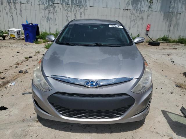 KMHEC4A49DA088693 - 2013 HYUNDAI SONATA HYBRID SILVER photo 5