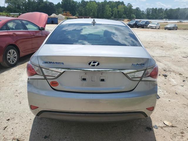 KMHEC4A49DA088693 - 2013 HYUNDAI SONATA HYBRID SILVER photo 6