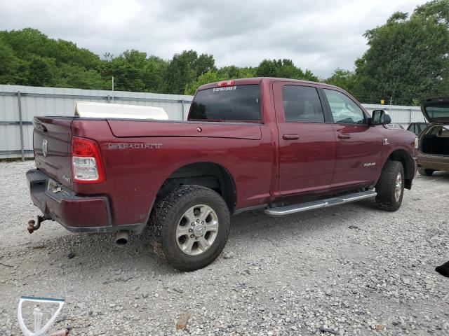 3C6UR5DLXNG139538 - 2022 RAM 2500 BIG HORN/LONE STAR BURGUNDY photo 3