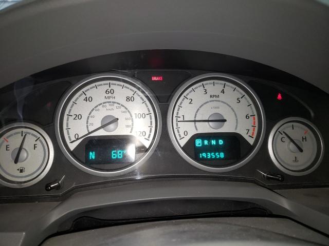 2A8HR54P58R110873 - 2008 CHRYSLER TOWN & COU TOURING SILVER photo 9