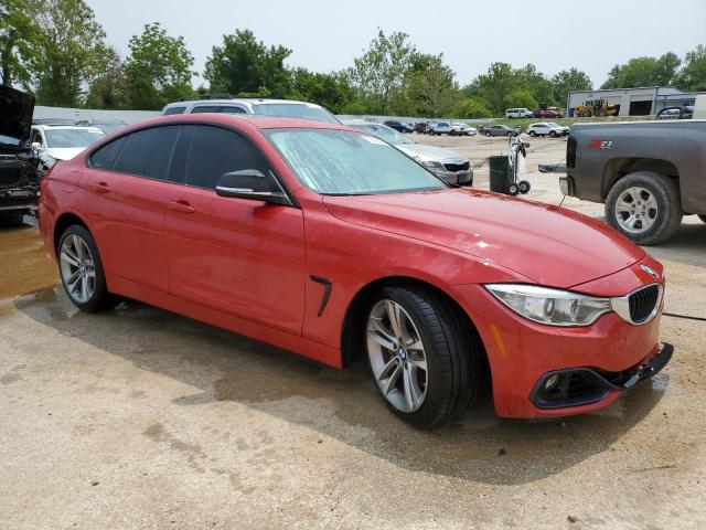 WBA4B3C53FD669883 - 2015 BMW 435 XI GRAN COUPE RED photo 4