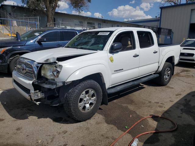 3TMJU4GN2BM121842 - 2011 TOYOTA TACOMA DOUBLE CAB PRERUNNER WHITE photo 1