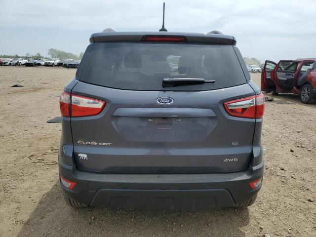 MAJ6S3GL8LC384785 - 2020 FORD ECOSPORT SE ნაცრისფერი ფოტო 6