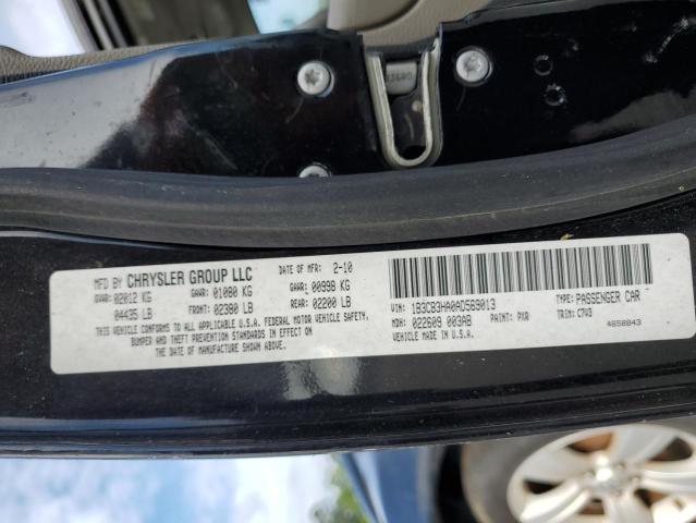 1B3CB3HA0AD569013 - 2010 DODGE CALIBER MAINSTREET BLACK photo 12