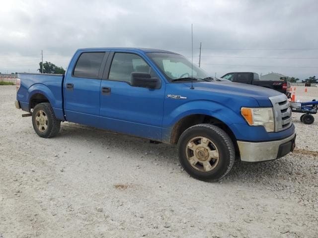 1FTEW1C80AKA27068 - 2010 FORD F150 SUPERCREW BLUE photo 4