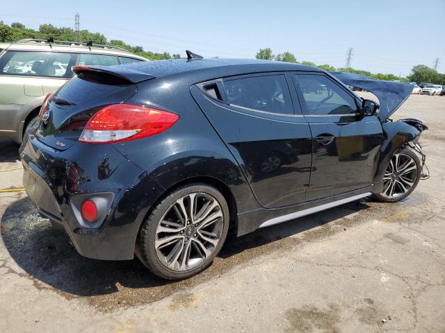 KMHTC6AE3GU253300 - 2016 HYUNDAI VELOSTER TURBO BLACK photo 3