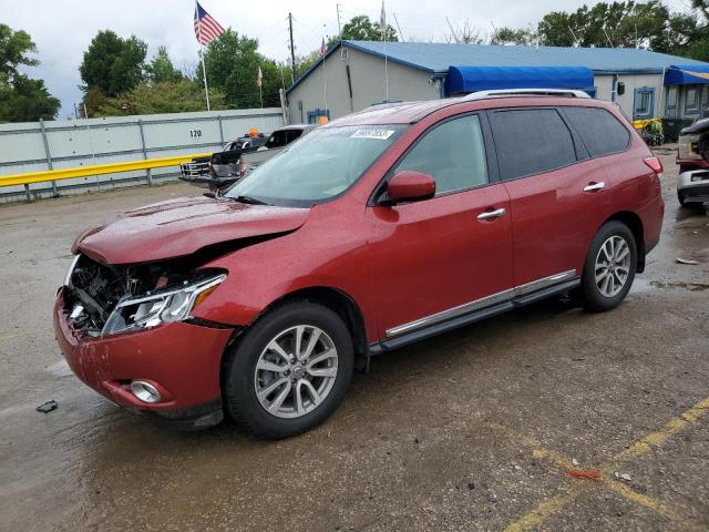 5N1AR2MN7GC622658 - 2016 NISSAN PATHFINDER S RED photo 1