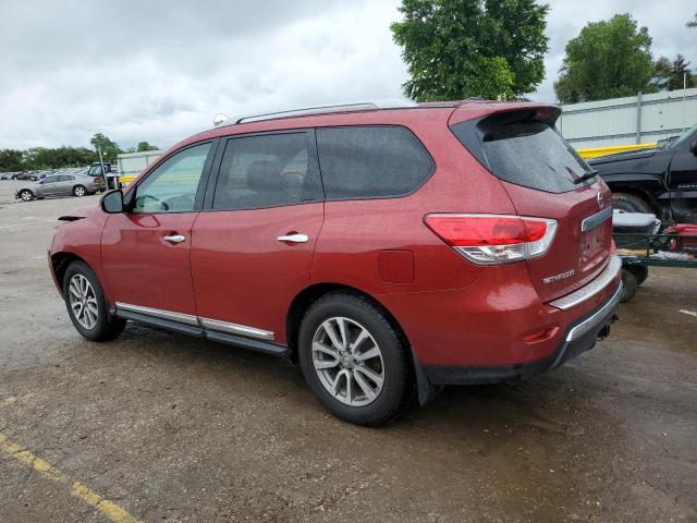 5N1AR2MN7GC622658 - 2016 NISSAN PATHFINDER S RED photo 2