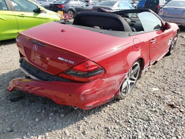 WDBSK70F79F154875 - 2009 MERCEDES-BENZ SL 63 AMG RED photo 4