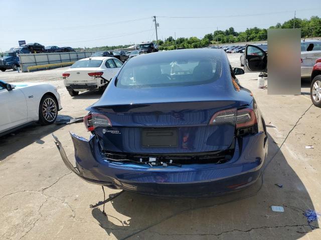 5YJ3E1EB4NF260974 - 2022 TESLA MODEL 3 ლურჯი ფოტო 6