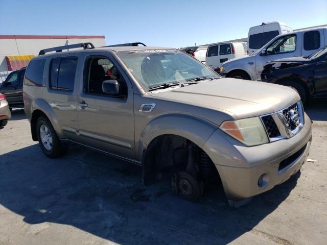 5N1AR18U35C758049 - 2005 NISSAN PATHFINDER LE ოქროსფერი ფოტო 4
