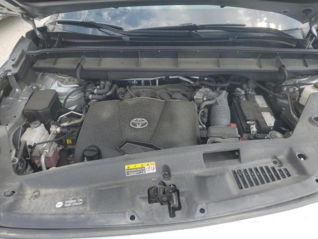 5TDGZRBH4MS526193 - 2021 TOYOTA HIGHLANDER XLE SILVER photo 12